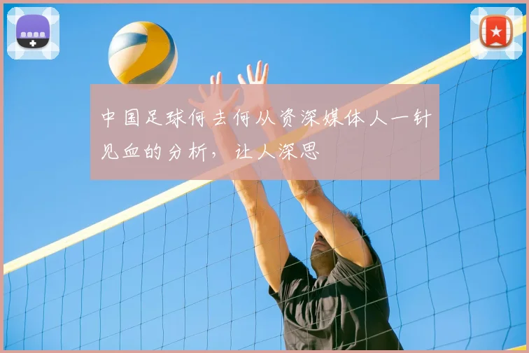 中国足球何去何从资深媒体人一针见血的分析，让人深思
